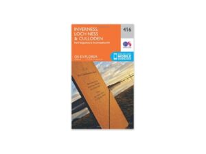 Inverness, Loch Ness & Culloden Map Fort Augustus & Drumnadrochit Ordnance Survey OS Explorer Map 416