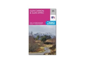 Glen Carron & Glen Affric OS Landranger Map 25