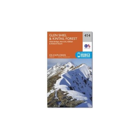 Glen Shiel & Kintail Forrest OS Explorer Map 414