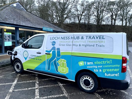 Loch Ness Hub & Travel Electric Vehicle Loch Ness Hub & Travel Electric Vehicle